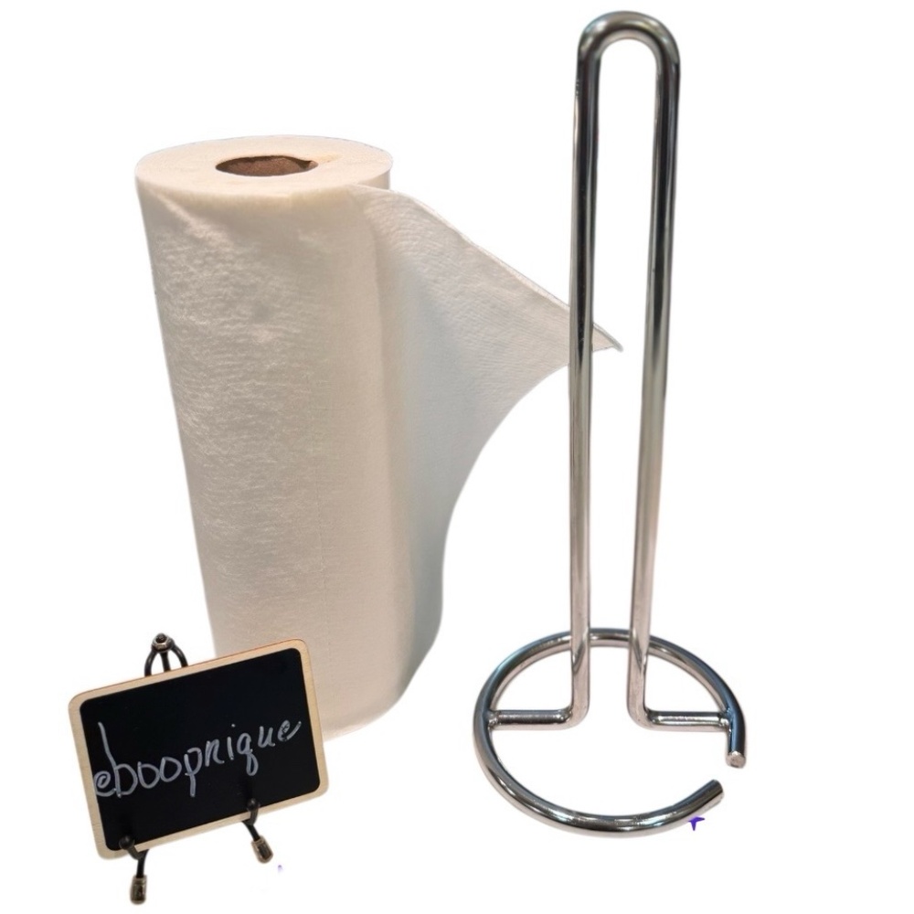 Silver Paper Towel Holder Modern